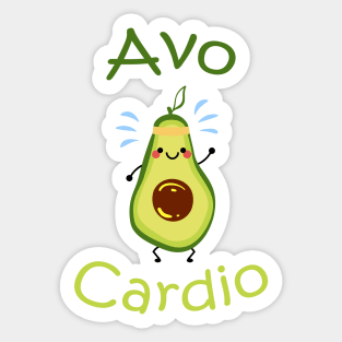 Avo cardio Sticker